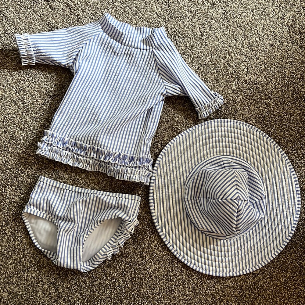 Ruffle Butts Baby Girl Swim